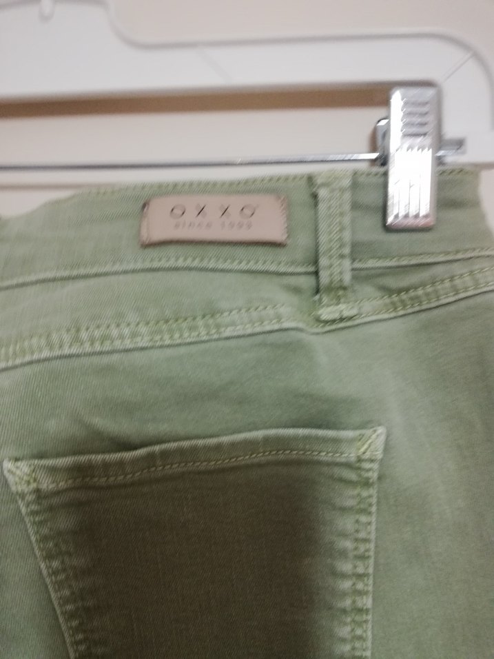 Oxxo Kadın yeşil denim pantolon - Görsel 3
