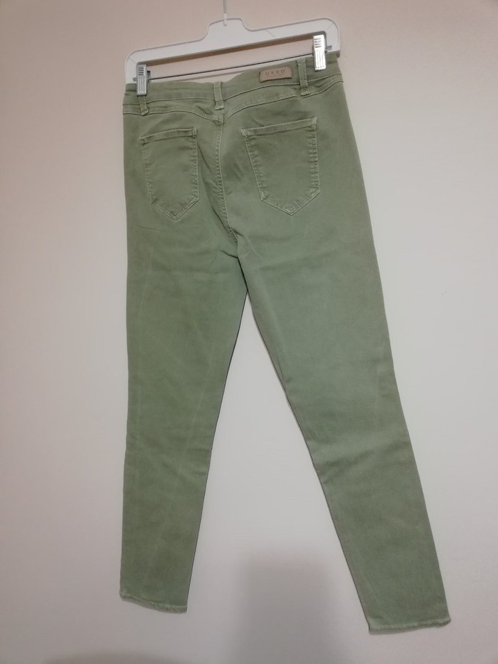 Oxxo Kadın yeşil denim pantolon - Görsel 2