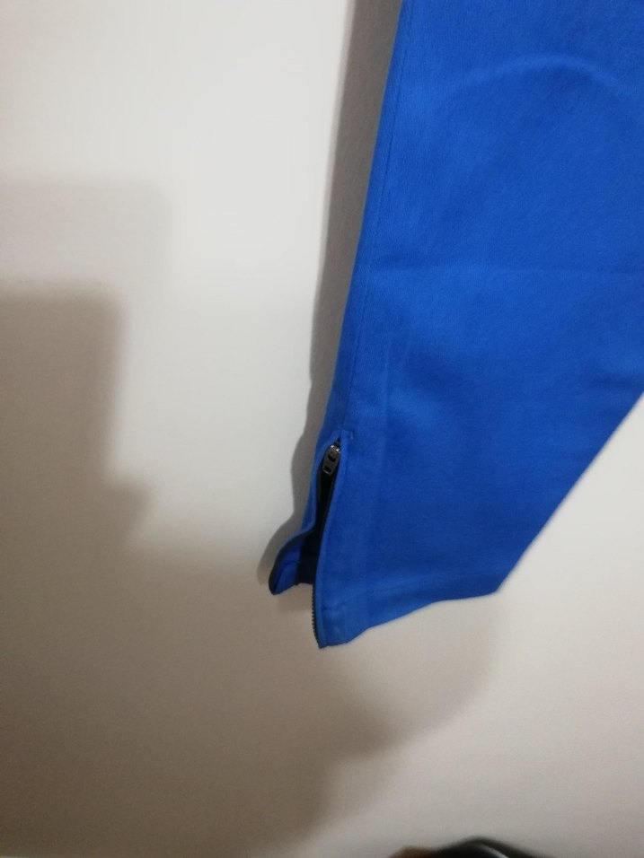 Kadın Mavi kanvas Pantolon - Görsel 3