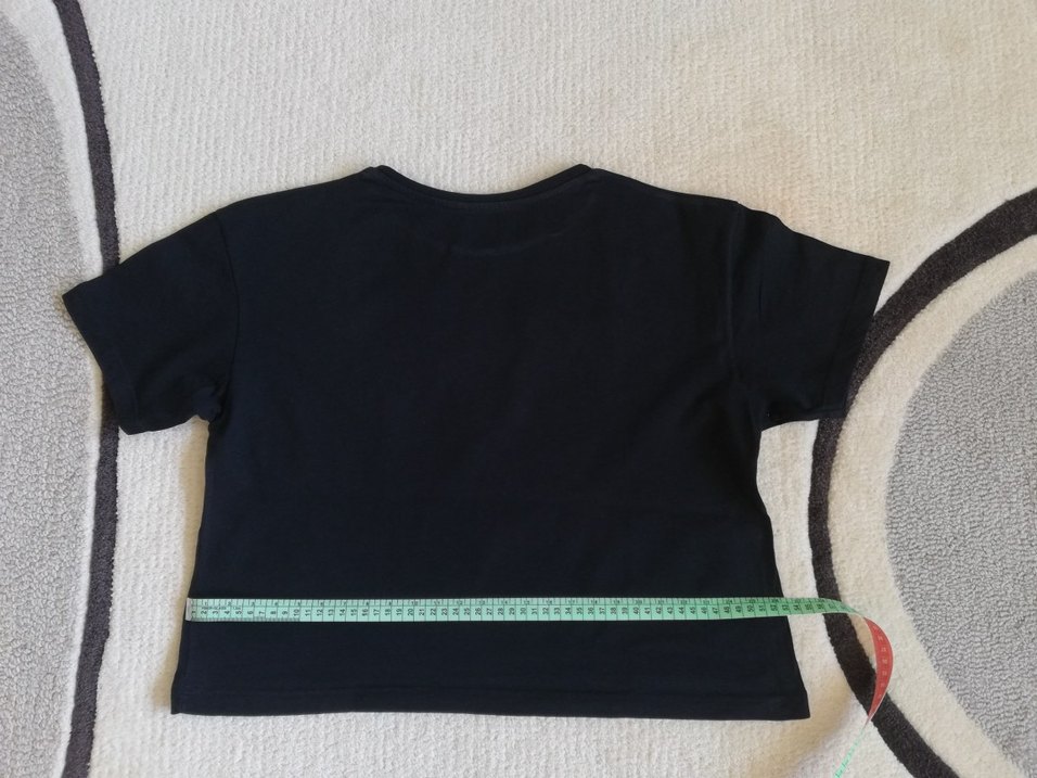 Snoopy baskılı Kız Çocuk Siyah Pamuklu Tişört - Görsel 2