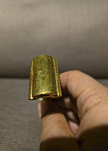 Altın renk tıraş aleti makinesi 3 parça  - Görsel 2