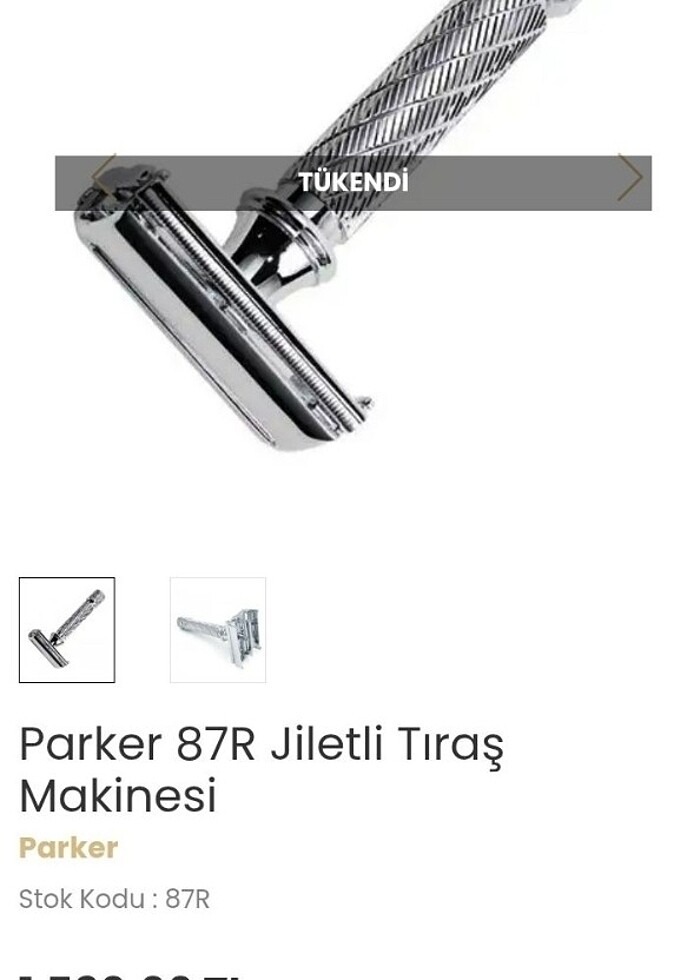 Parker kelebek tıraş aleti 87-R - Görsel 2