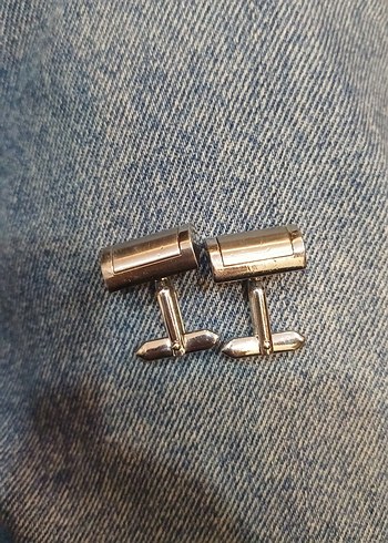 Gri Tokalı Erkek Kol Düğmeleri - Görsel 3