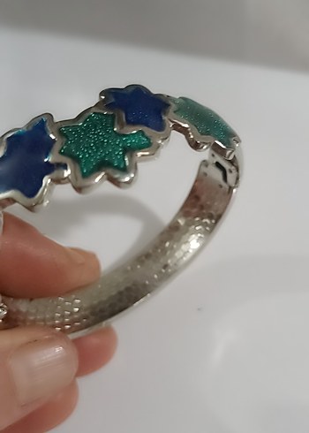 Tokalı Turkuaz Bohem Kadın Bileklik - Görsel 3