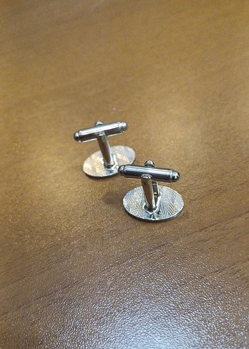 Minimalist Bej Parlak Erkek Kol Düğmeleri - Görsel 3