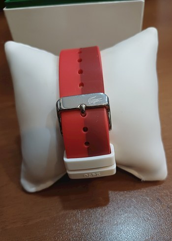 Lacoste Kırmızı Renk Modern Erkek Kol Saati orijinal UNISEX - Görsel 3