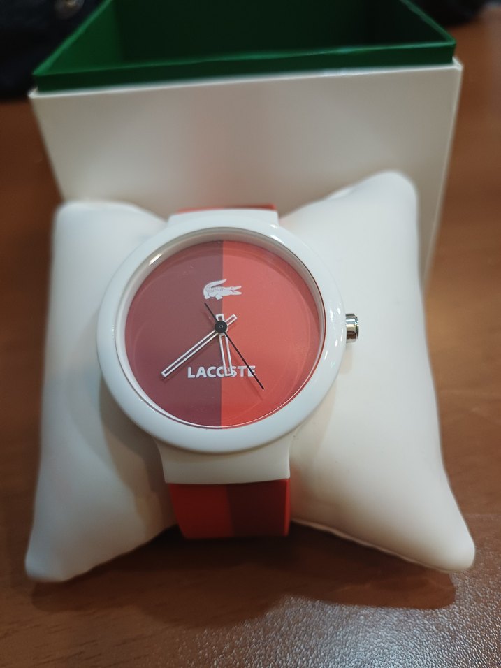 Lacoste Kırmızı Renk Modern Erkek Kol Saati orijinal UNISEX - Görsel 4