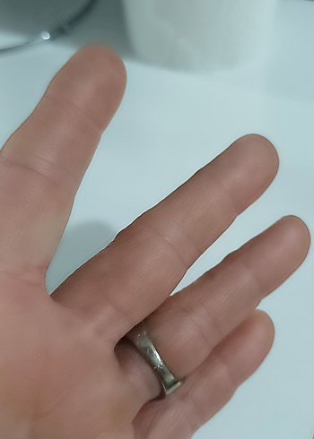 Pembe Taşlı Vintage Kadın Yüzük - Görsel 2