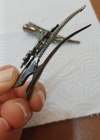 Boncuklu Vintage Bohem Kadın Saç Tokası - Görsel 4