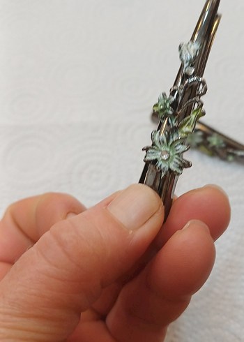 Boncuklu Vintage Bohem Kadın Saç Tokası - Görsel 3