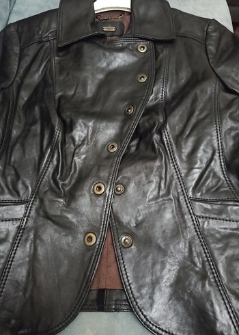 DESA Orijinal Deri Biker Ceket - Görsel 8