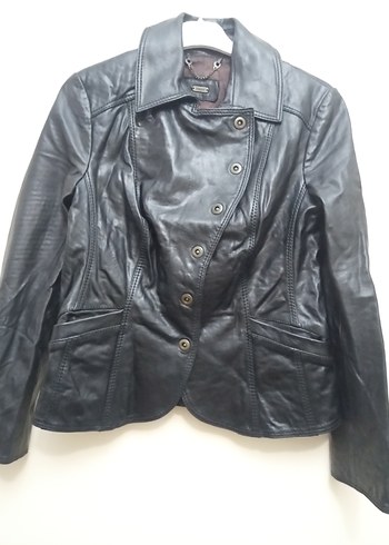 DESA Orijinal Deri Biker Ceket - Görsel 3