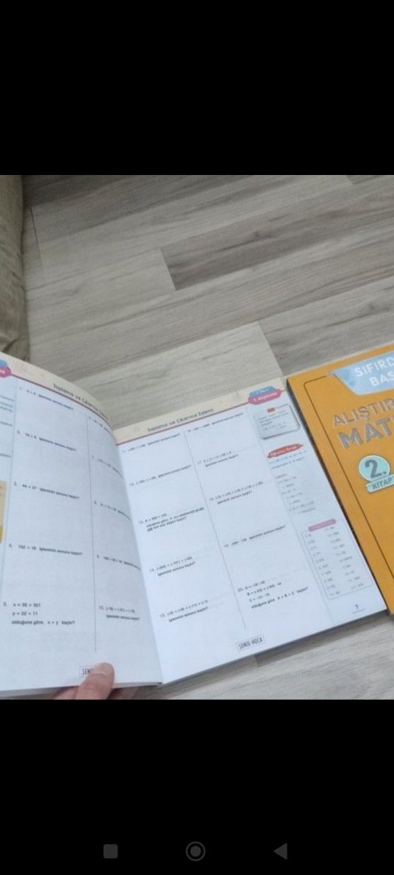 Şenol Hoca Matematik Alıştırma Kitapları 1-2 - Görsel 3