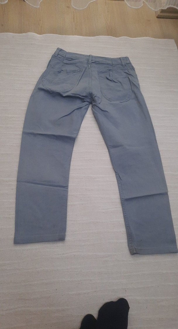 Gri Erkek Regular Fit Denim Pantolon - Görsel 2