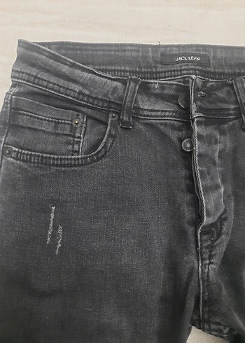 Jack Kevin Siyah Denim Pantolon - Görsel 3