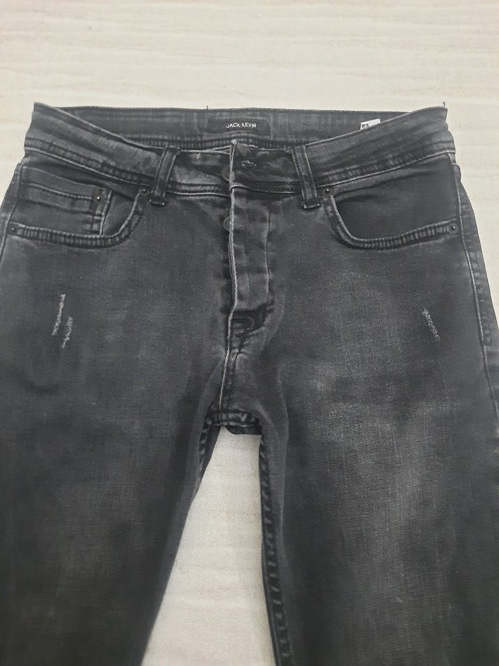 Jack Kevin Siyah Denim Pantolon - Görsel 2