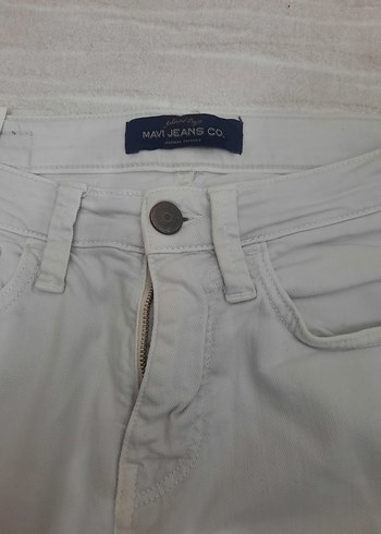 Mavi Jake Model Beyaz Denim Kot Pantolon 30/30 Beden - Görsel 2