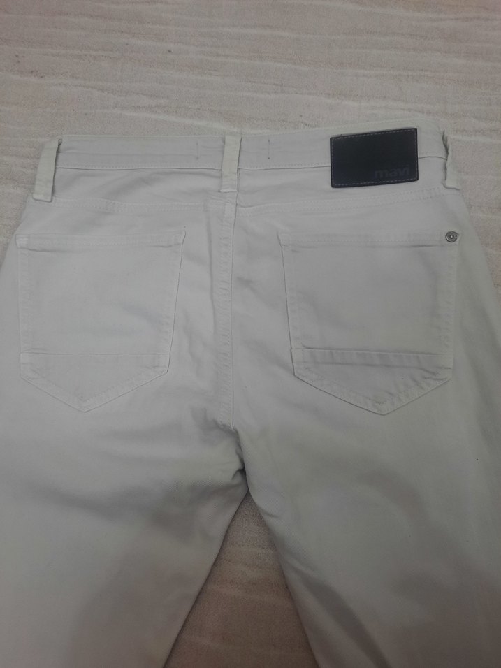 Mavi Jake Model Beyaz Denim Kot Pantolon 30/30 Beden - Görsel 4