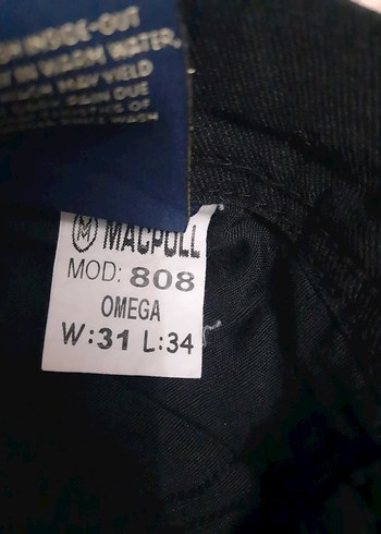 Macpoll Siyah Skinny Fit Jean Pantolon - 31/34 Beden - Görsel 5