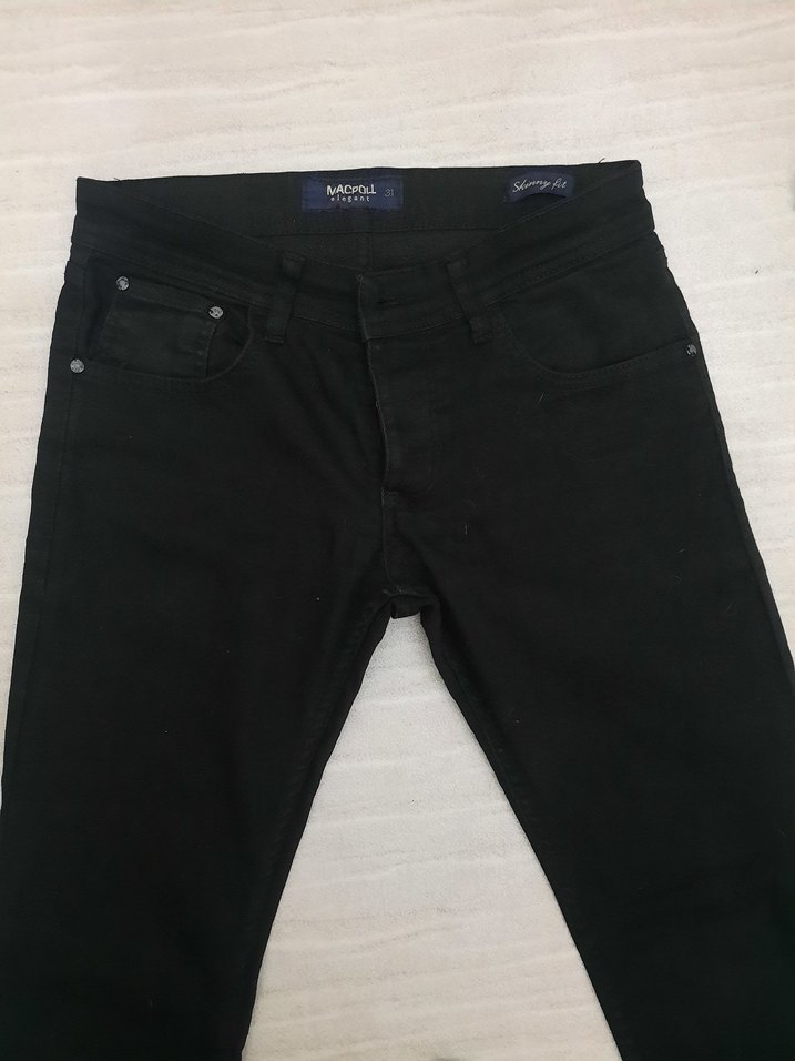 Macpoll Siyah Skinny Fit Jean Pantolon - 31/34 Beden - Görsel 2