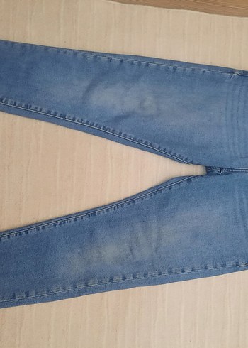 Mavi dar Kesim erkek Kot Pantolon - Görsel 4