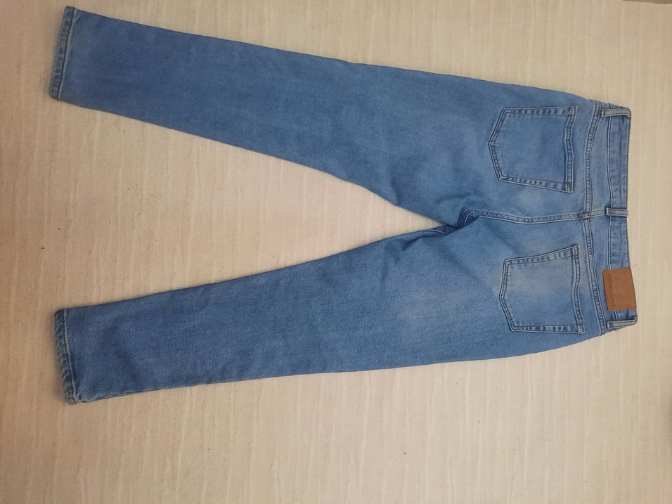 Mavi dar Kesim erkek Kot Pantolon - Görsel 3