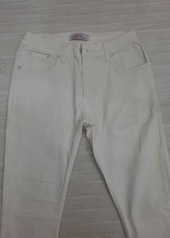 Redman Beyaz Slim Fit Denim Pantolon - W30 L34 - Görsel 2