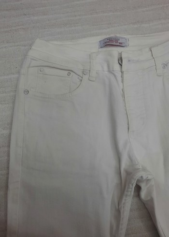 Redman Beyaz Slim Fit Denim Pantolon - W30 L34 - Görsel 3