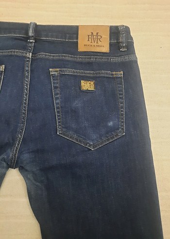 Ruck & Maul Koyu Mavi Jean Pantolon - Görsel 4