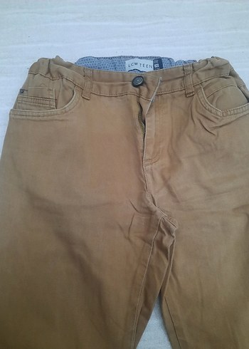 Erkek Çocuk Kahverengi Süet Kemerli Pantolon - Görsel 2