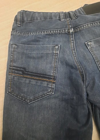 Erkek Bol Kesim Lacivert Kot Pantolon w30 - Görsel 4