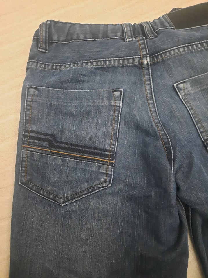 Erkek Bol Kesim Lacivert Kot Pantolon w30 - Görsel 4