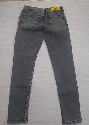 Gri slim Fit Erkek Kot Pantolon - Görsel 2