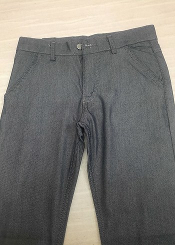 Wekame Denim %100 Pamuk Füme Antrasit Kanvas Pantolon - 30/32 - Görsel 2