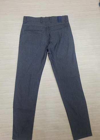 Wekame Denim %100 Pamuk Füme Antrasit Kanvas Pantolon - 30/32 - Görsel 4