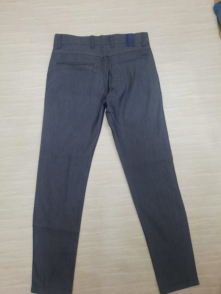 Wekame Denim %100 Pamuk Füme Antrasit Kanvas Pantolon - 30/32 - Görsel 4