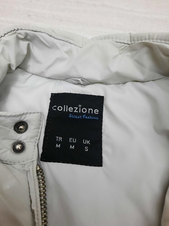 Gri Erkek Keten Fermuarlı Mont - Görsel 4