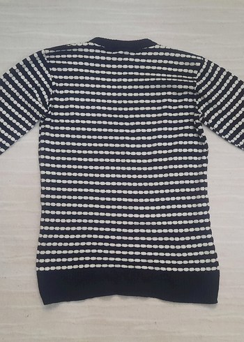 Çizgili Erkek Kazak - Görsel 2