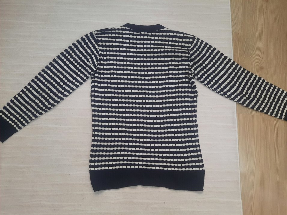 Çizgili Erkek Kazak - Görsel 2