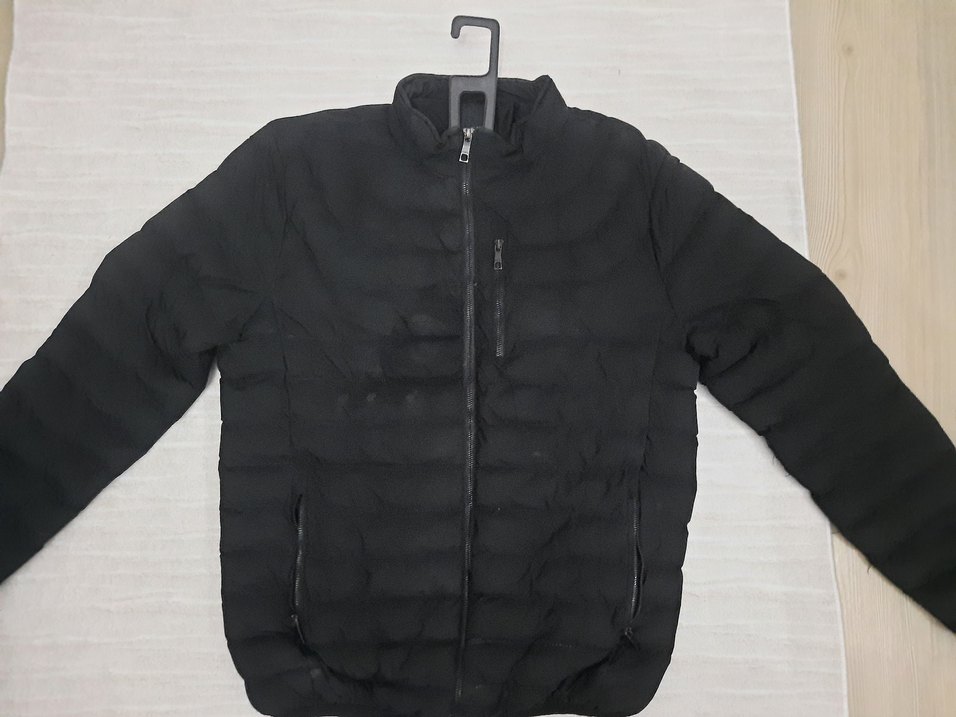 Erkek Siyah Fermuarlı Mont - Görsel 2