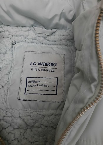 Gri Kürklü kız çocuk Kışlık Mont - Görsel 4