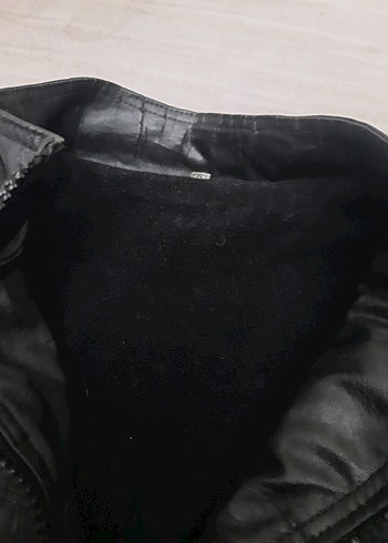 Siyah Deri Ceket - S Beden - Temiz - Görsel 3