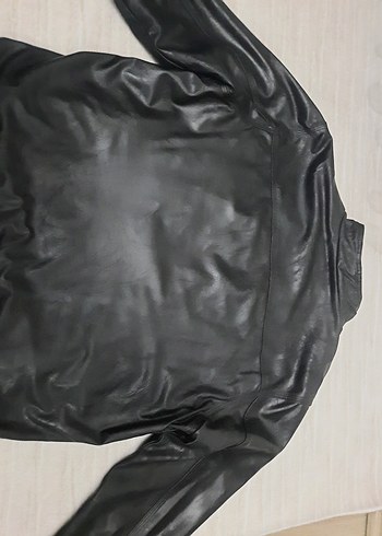 Siyah Deri Ceket - S Beden - Temiz - Görsel 5