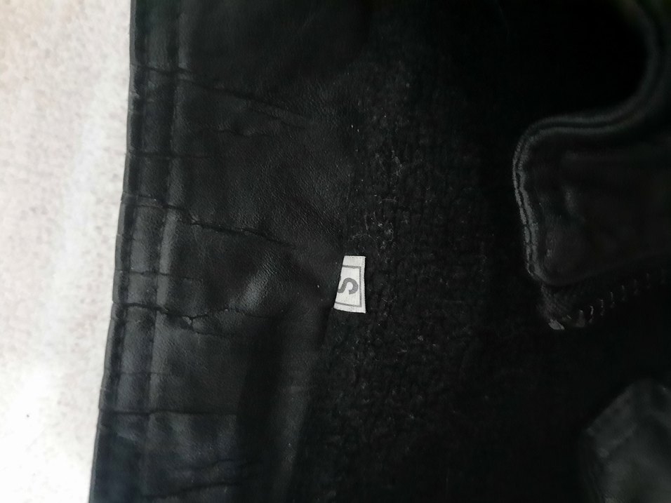 Siyah Deri Ceket - S Beden - Temiz - Görsel 4