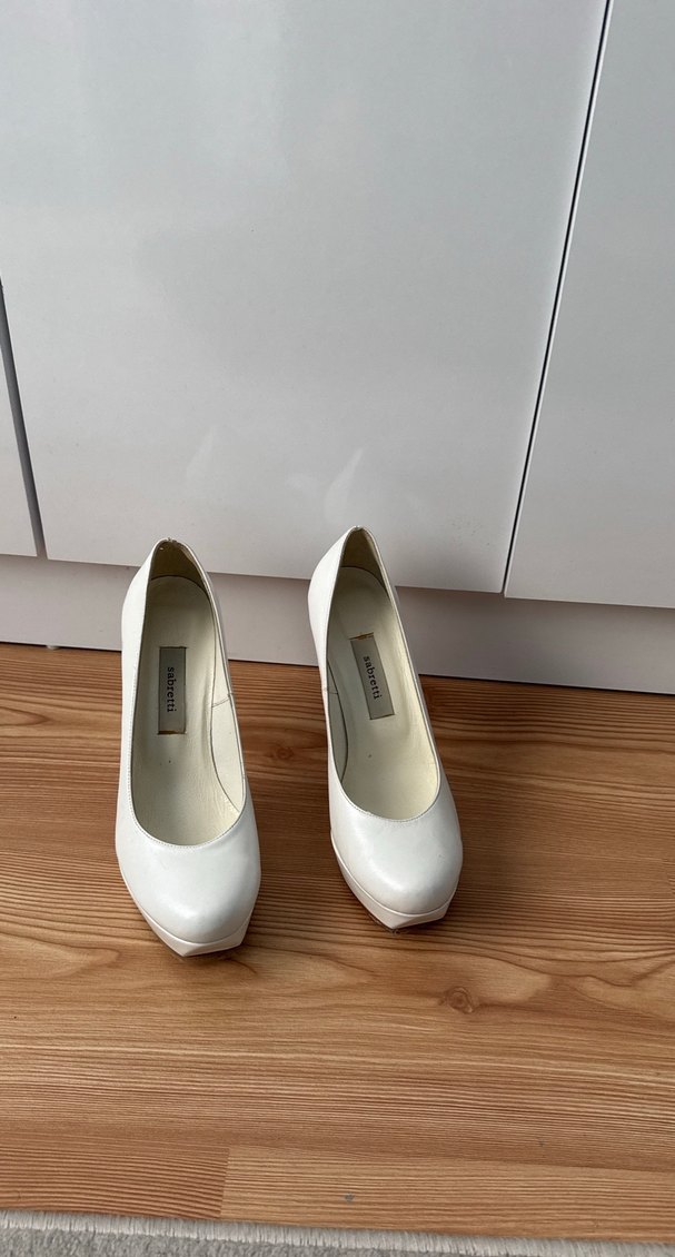 Kadın Beyaz Platform Topuklu Stiletto - Görsel 2