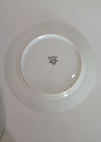 Beyaz  Desenli Yemek Tabağı Seti 24 parça 6 kişilik - Görsel 5