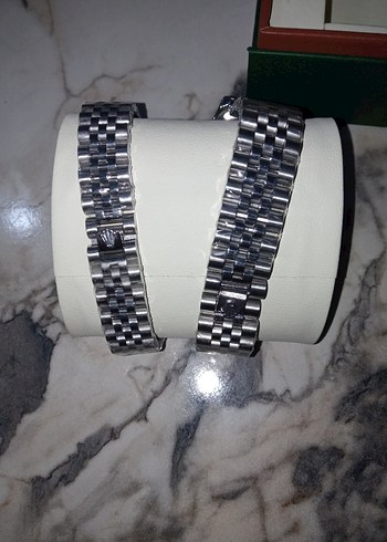 Klasik Siyah Erkek ve bayan  Saat Seti - Görsel 5