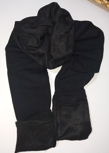 3 adet standart beden kışlık pamuklu tayt - Görsel 5