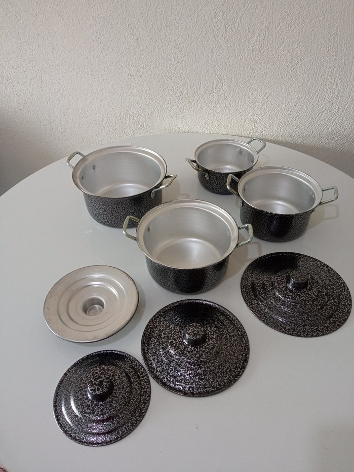 Siyah 4'lü Tencere Seti - Görsel 3