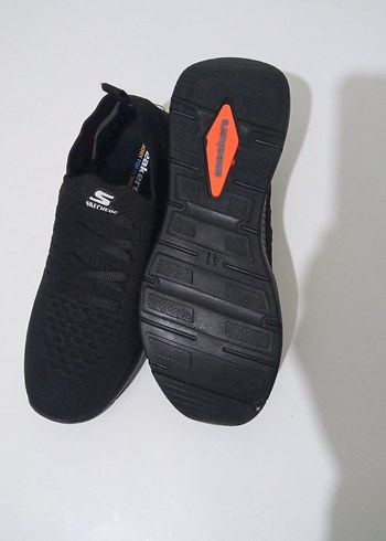 Skechers Siyah Elastik Spor Ayakkabı - Görsel 3